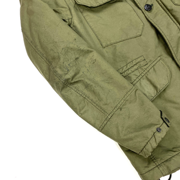 Stone Island Khaki Quilted David TC Jacket