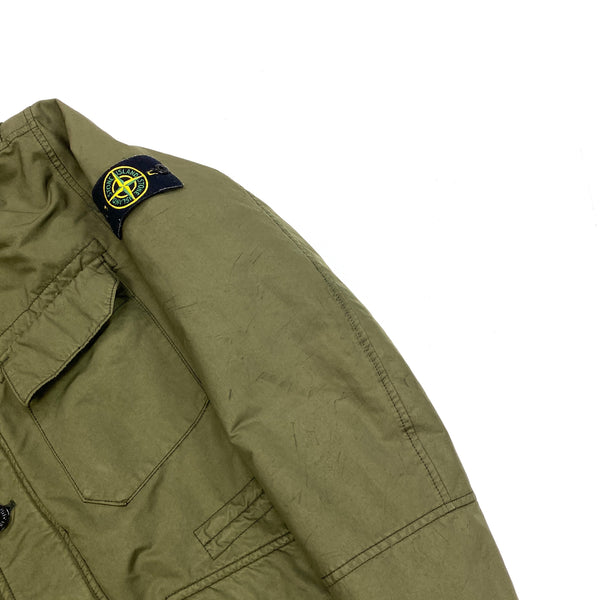 Stone Island Khaki Quilted David TC Jacket