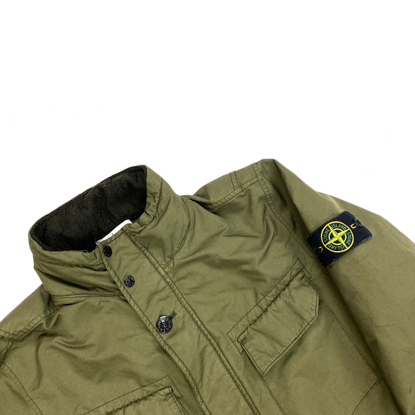 Stone Island Khaki Quilted David TC Jacket