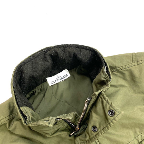 Stone Island Khaki Quilted David TC Jacket