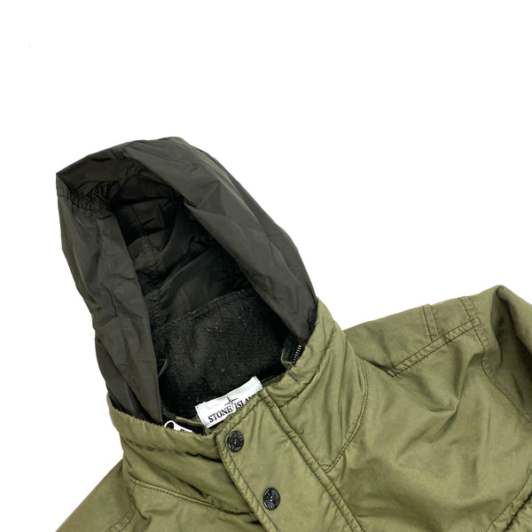 Stone Island Khaki Quilted David TC Jacket