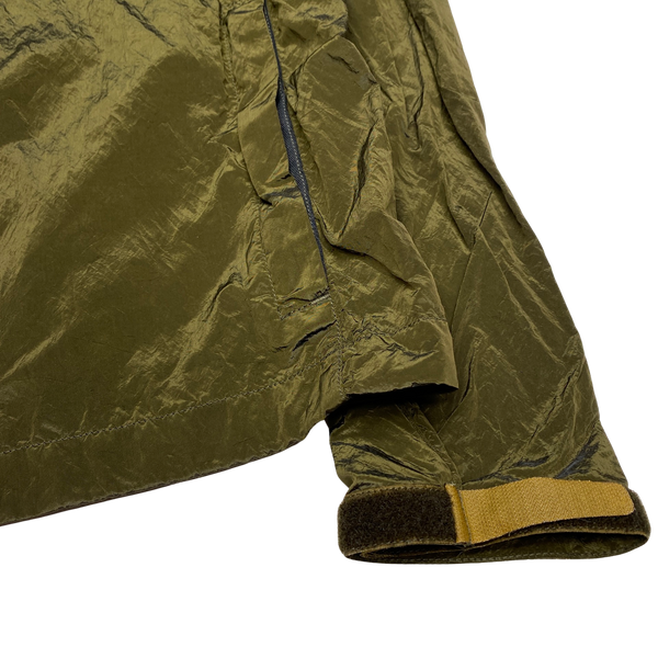 Stone Island 2006 Khaki Nylon Metal Shimmer Jacket