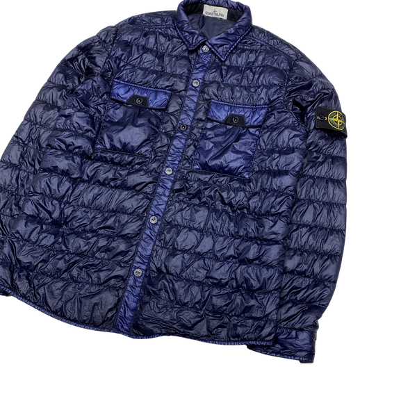 Stone Island 2016 Navy Down Padded Overshirt