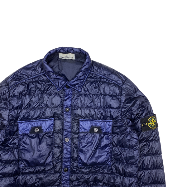 Stone Island 2016 Navy Down Padded Overshirt