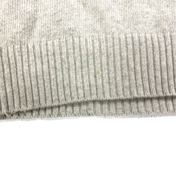 Stone Island Grey Wool Quarter Buttoned Pullover Jumper