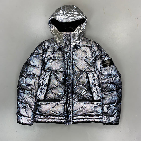 Stone island deals reflective jacket