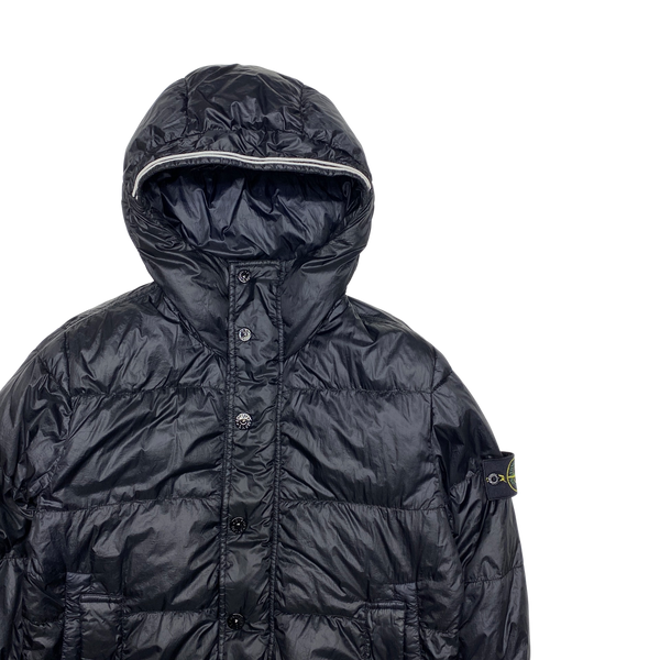 Stone Island 2013 Black Garment Dyed Puffer Jacket