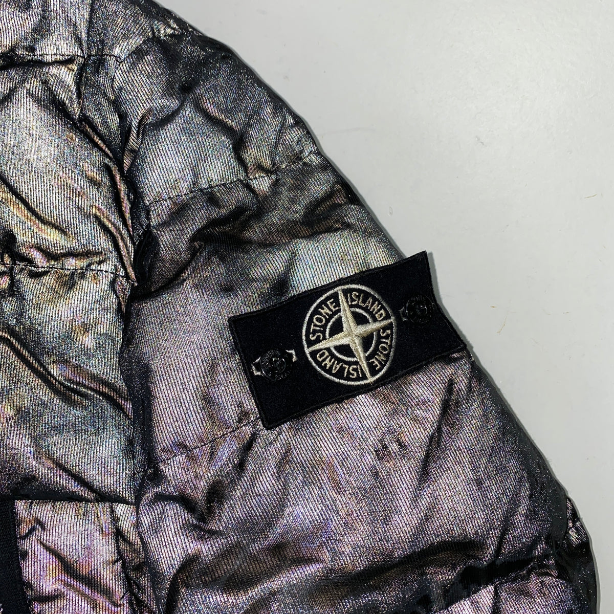 Stone Island Black Mesh Reflective Jacket – Mat's Island