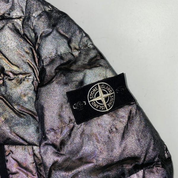Stone Island Black Mesh Reflective Jacket