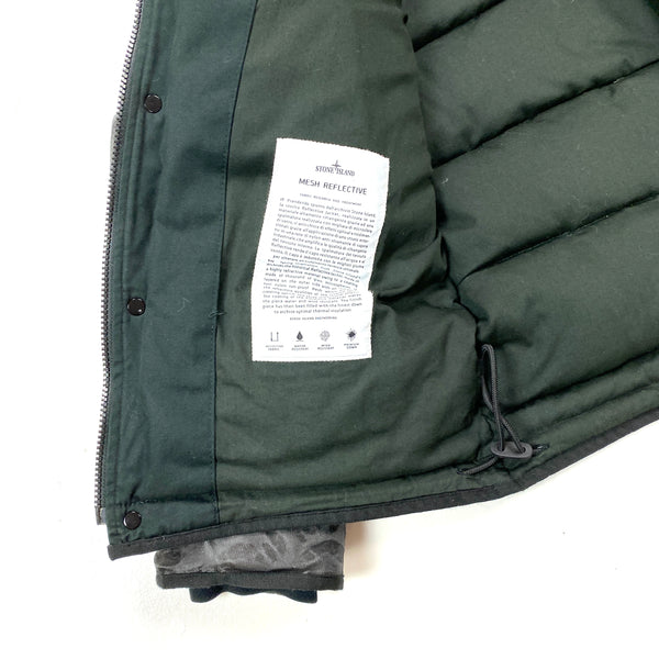Stone Island Black Mesh Reflective Jacket