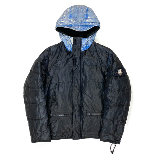Stone Island Blue Mesh Reflective Jacket