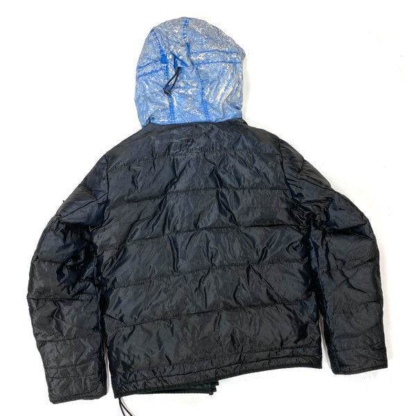 Stone Island Blue Mesh Reflective Jacket