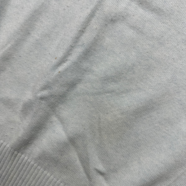 Stone Island Light Blue 2011 Cotton V Neck Jumper - Large
