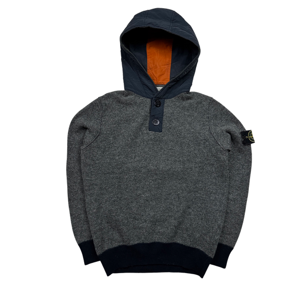 Stone Island 2011 Wool Hoodie Pullover - XL