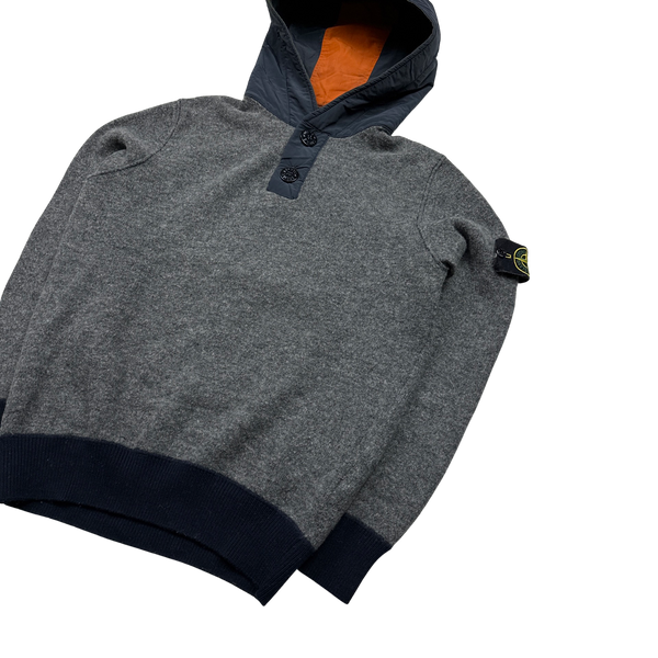 Stone Island 2011 Wool Hoodie Pullover - XL