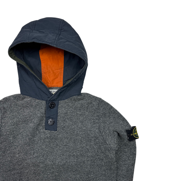 Stone Island 2011 Wool Hoodie Pullover - XL