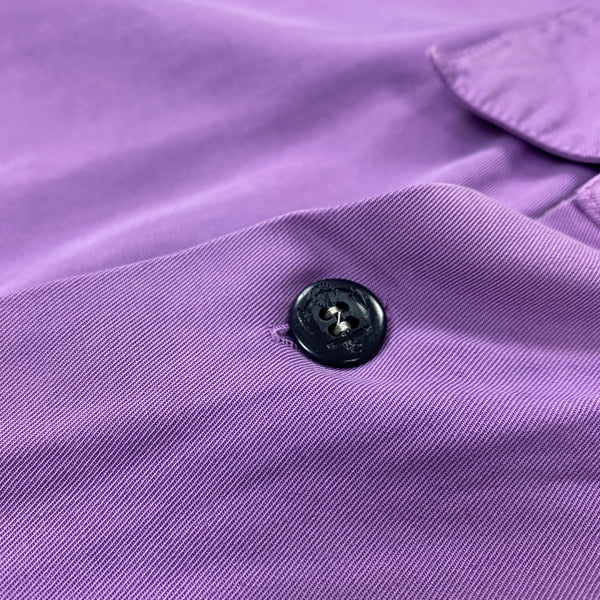 Stone Island Marina Purple Buttoned Overshirt
