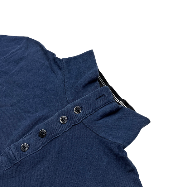 Stone Island 2012 Blue Cotton Pullover Jumper - XXL