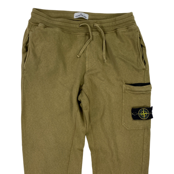 Stone Island Khaki Cotton Joggers