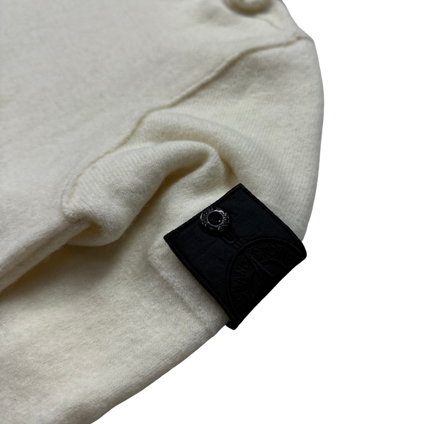 Stone Island 2018 Shadow Project Cream Roll Neck Jumper - Small