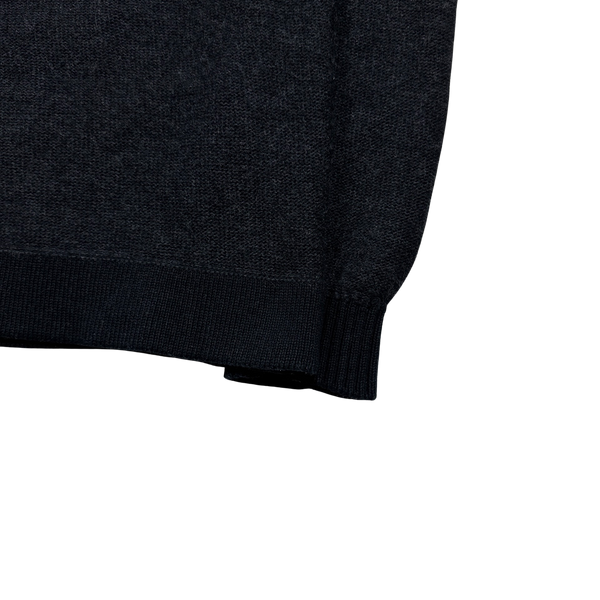Stone Island 2017 Grey Knitted Crewneck - Medium