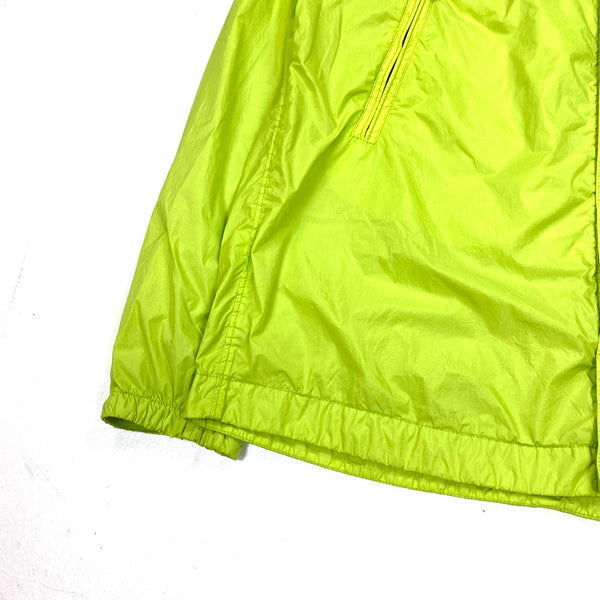 Stone Island Neon Green Garment Dyed Crinkle Reps Jacket