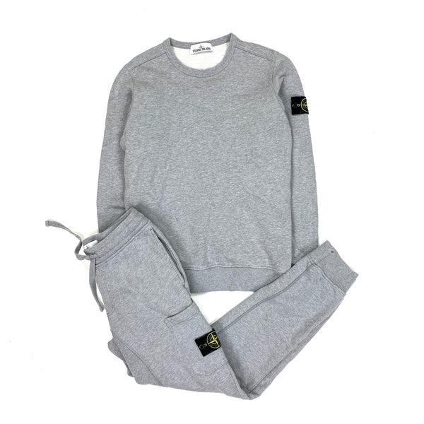Stone Island Light Grey Tracksuit Set