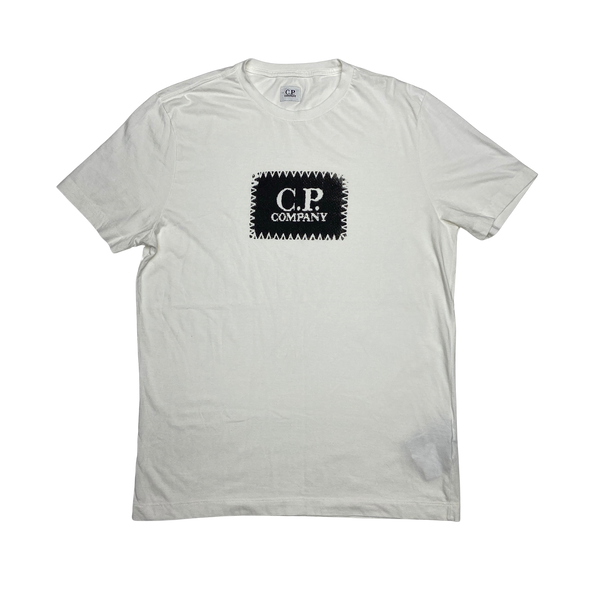 CP Company White Cotton T Shirt