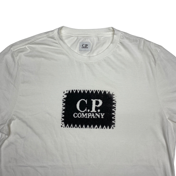 CP Company White Cotton T Shirt