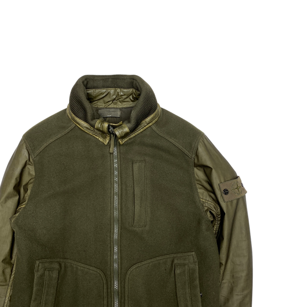Stone Island 2013 Wool Tinno Panto Mussola Gommata Ghost Jacket