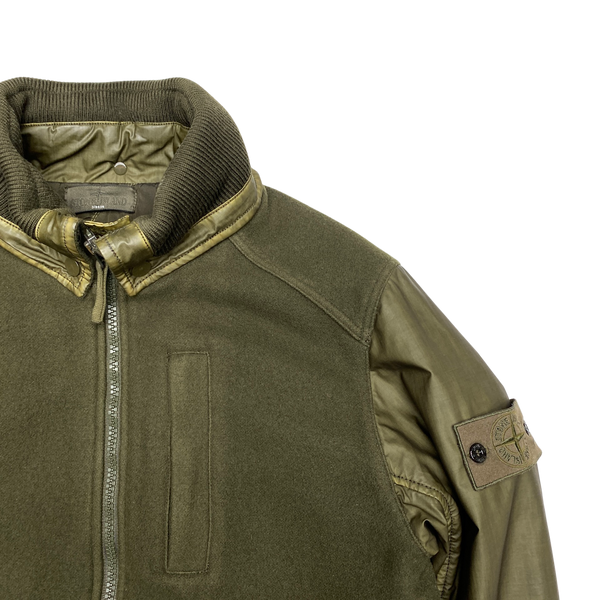 Stone Island 2013 Wool Tinno Panto Mussola Gommata Ghost Jacket