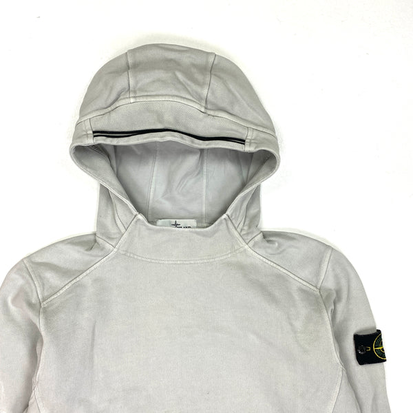 Stone Island Light Grey Pullover Hoodie