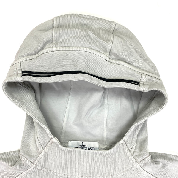 Stone Island Light Grey Pullover Hoodie