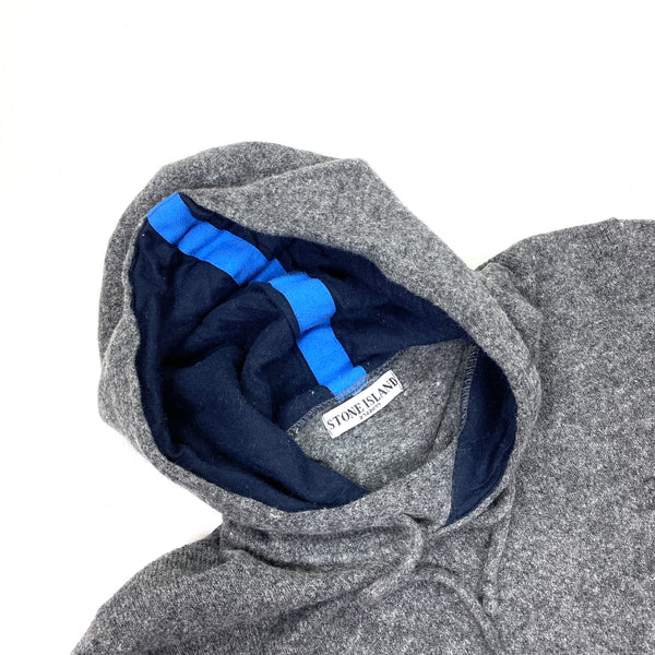 Stone Island Grey Marl Pullover Hoodie