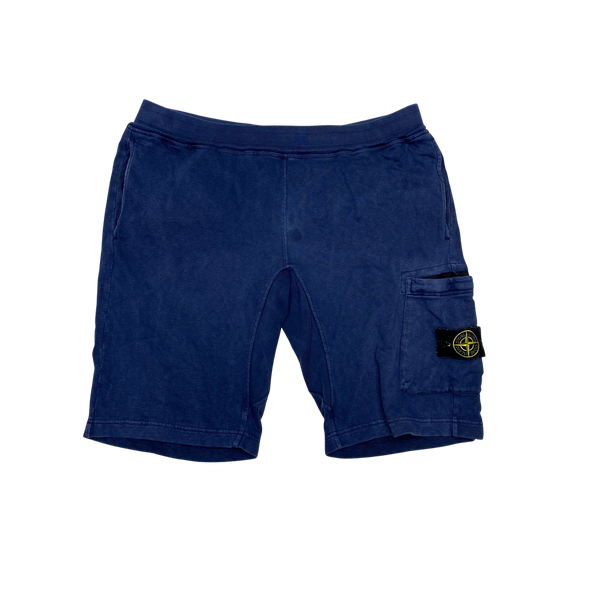 Stone Island 2018 Navy Cotton Shorts