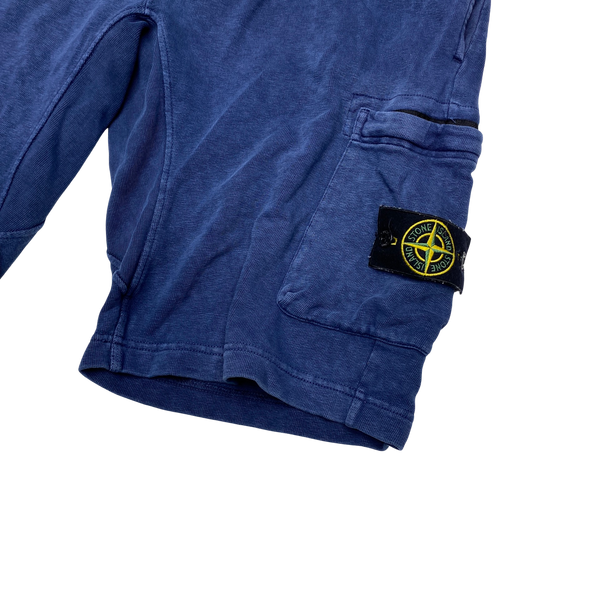 Stone Island 2018 Navy Cotton Shorts