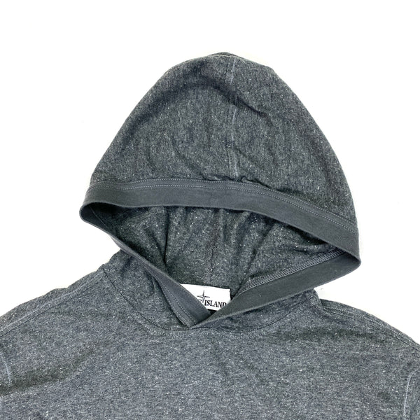 Stone Island Spellout Text Lightweight Hoodie