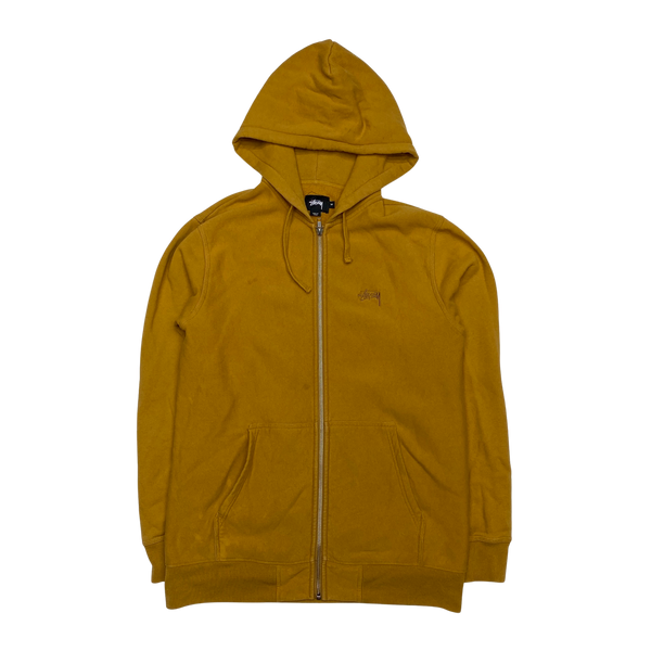 Stussy Mustard Zipped Hoodie