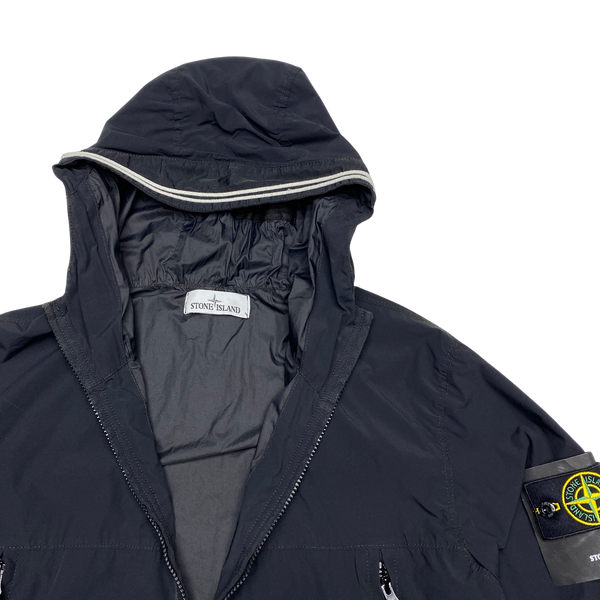 Stone Island Black Skin Touch Nylon Hooded Jacket