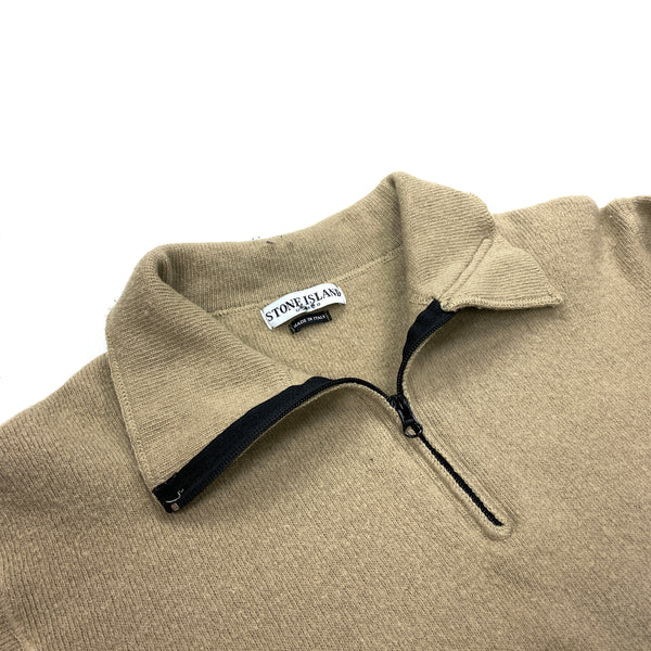 Stone Island 2003 High Neck Quarter Zipped Jumper