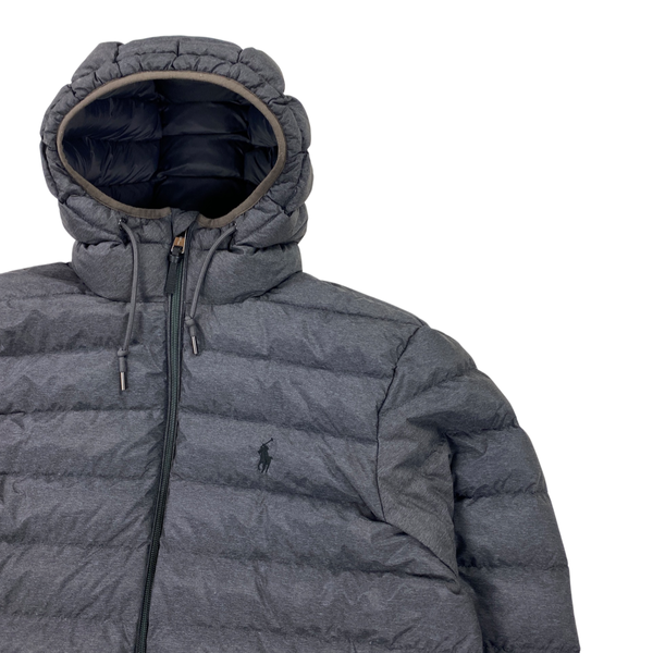 Ralph Lauren Grey Down Puffer Jacket