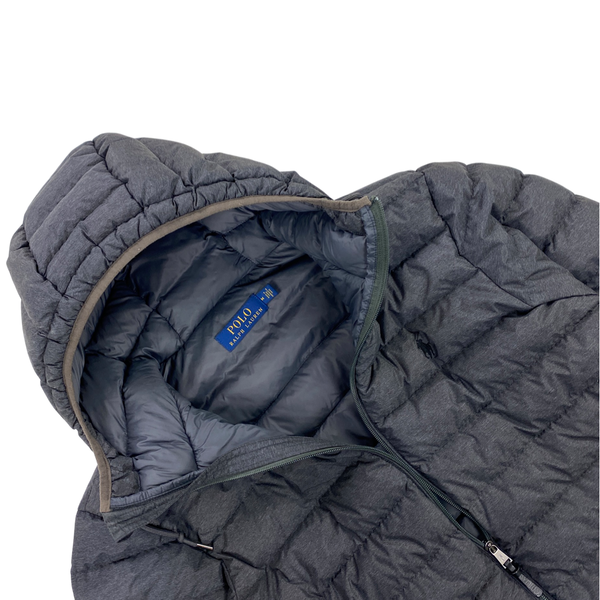 Ralph Lauren Grey Down Puffer Jacket
