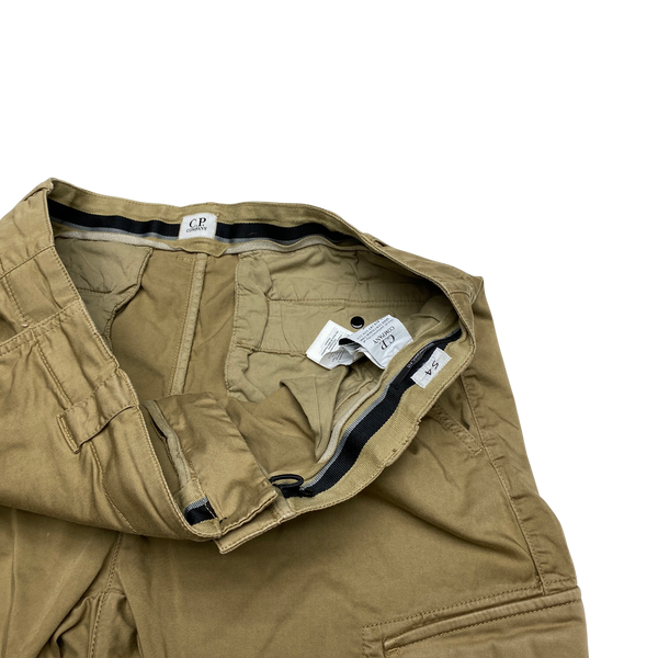 CP Company Beige Ergonomic Fit Cargo Trousers