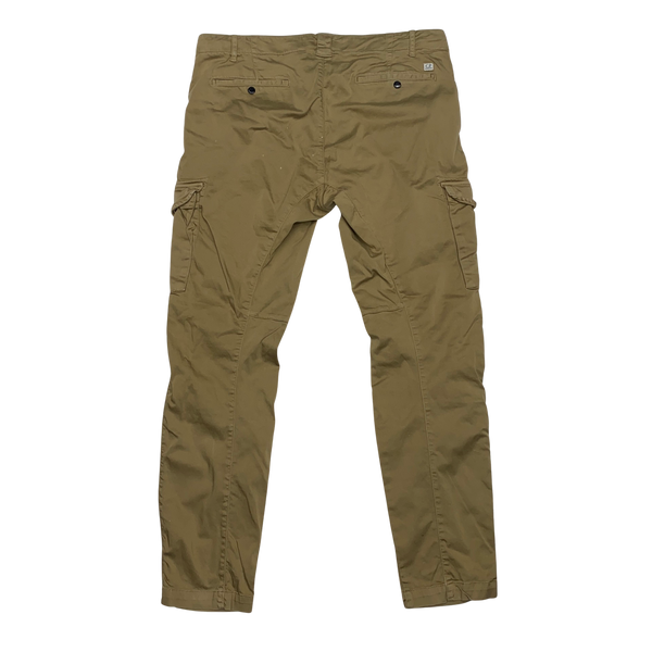 CP Company Beige Ergonomic Fit Cargo Trousers