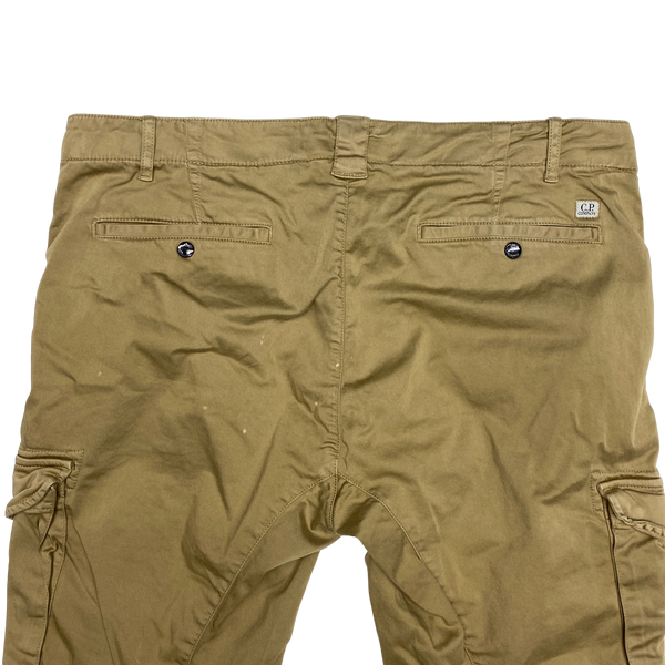 CP Company Beige Ergonomic Fit Cargo Trousers