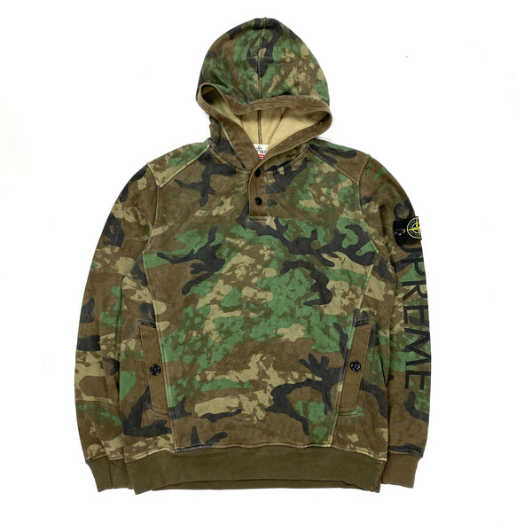 Stone Island Supreme Camo Hooded Jumper