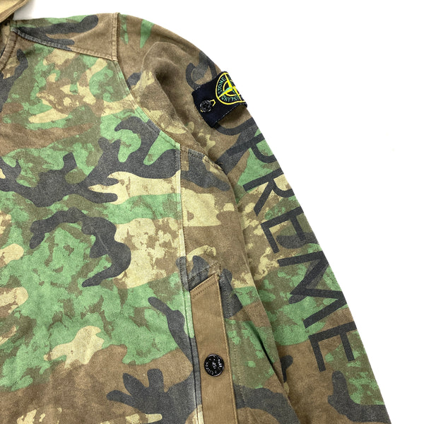 Stone Island Supreme Camo Hooded Jumper