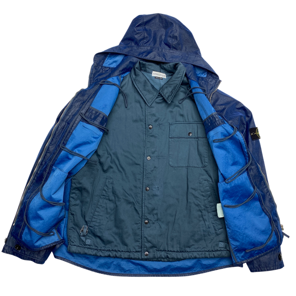 Stone Island AW2000 Nylon Spalmatura 3 in 1Hooded Jacket