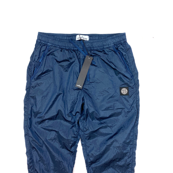 Stone Island 2020 Navy Nylon Metal Rip Stop Tracksuit Bottoms