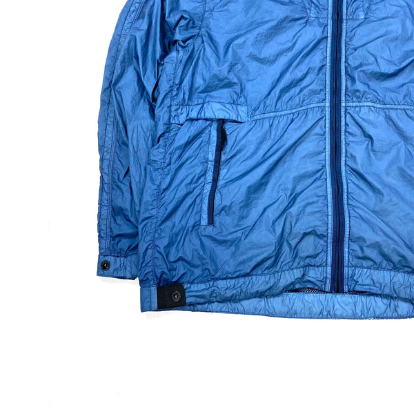 Stone Island Blue Membrana TC Hooded Jacket